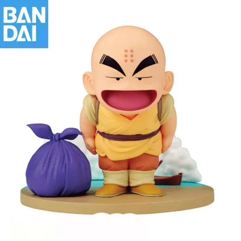 100% 오리지널 반다이 나무코 반프레스토 드래곤 볼 히스토리 박스 크릴린 데스크탑 장식품 PVC 애니메이션 피규어 모델 수집가 장난감 선물