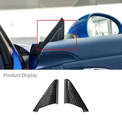 For Porsche 718/911 2012-2019 Inner A Pillar Triangle Decoration Frame Cover 100%  Real Carbon Fiber Car Interior Accessories