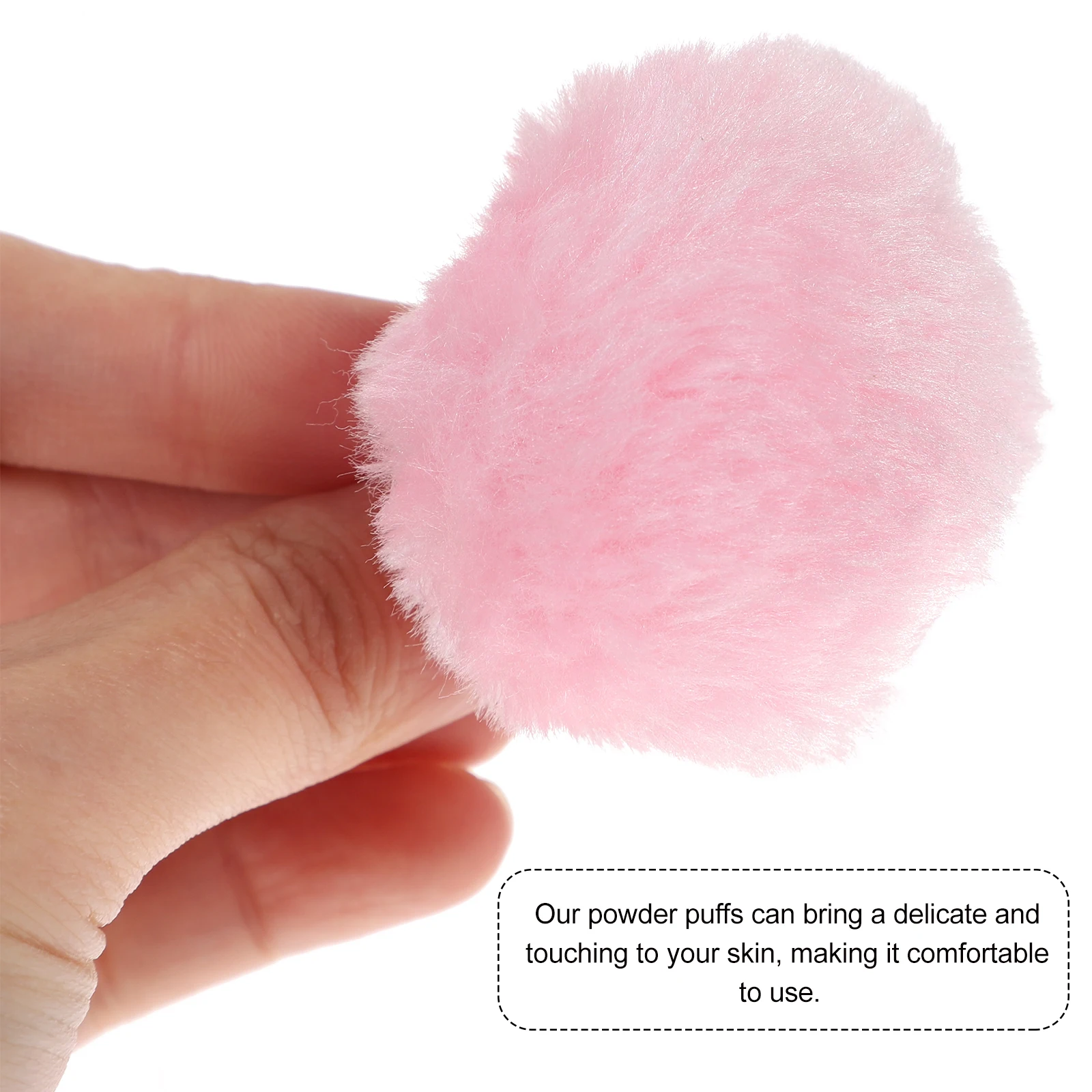 

6Pcs Powder Puff Makeup Pad for Face Smooth Supple Puff Tool Lightweight Compact Design Ideal for Dry Powder Application