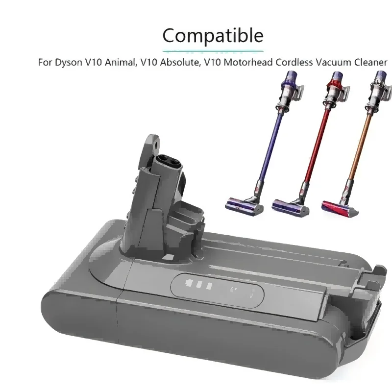 

Replacement lithium - ion battery for Dyson V10/V8/V7/V6/DC16 31 34 wireless handheld vacuum cleaners.