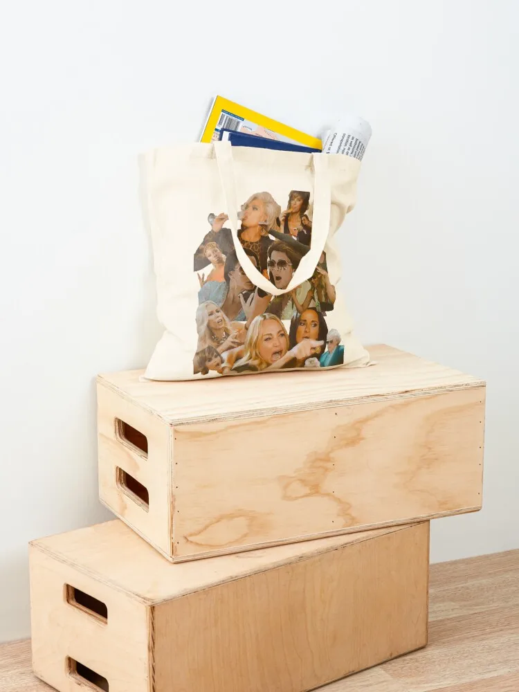 REAL HOUSEWIVES COLLAGE95 Tote Bag Women's tote bag Canvas bag for women shopping trolley canvas shopping