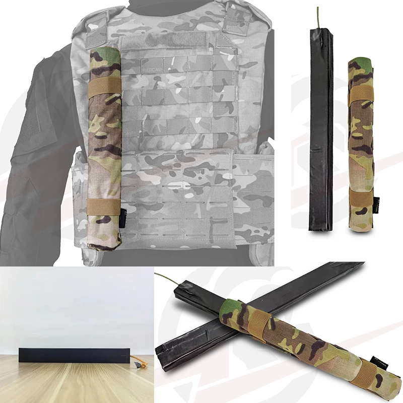 Bolsa táctica EI C4 vertical con barra MOLLE y almacenamiento - imagen 3
