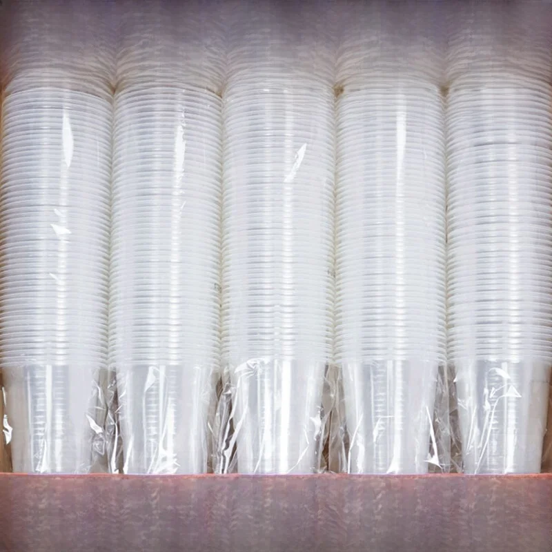 

Thickened Plastic Disposable Cups Transparent Airline Tea Cups Commercially Used Dining And Drinking Tableware Home Use