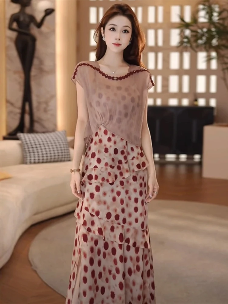 

Women Dresses Sundress Summer Blouse 2 Piece Suit Sleeveless Vintage Female Girls Dress Suits Femme Vestido Sell Separately