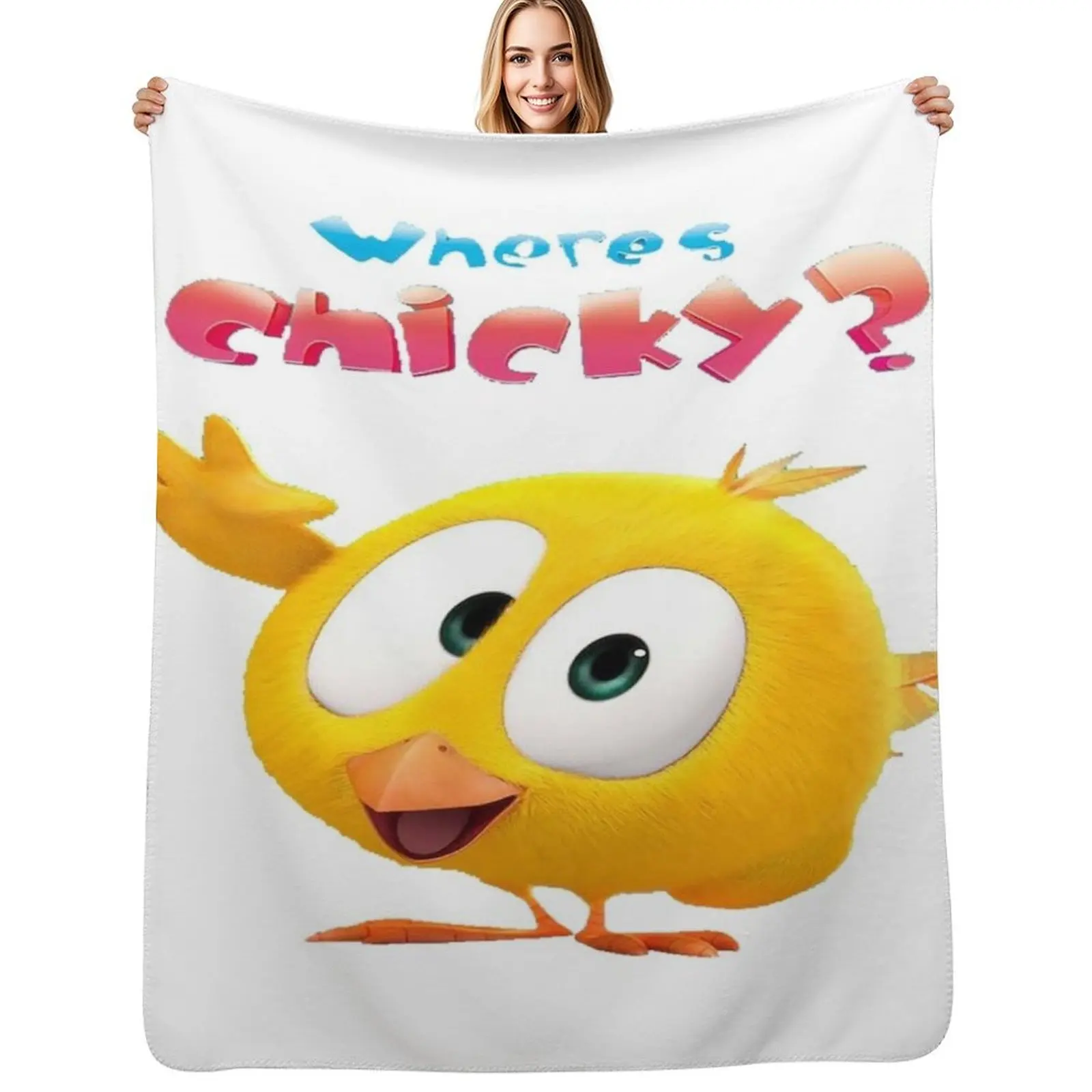where's chicky Throw Blanket All Weather Soft Throw Blanket for Sofa