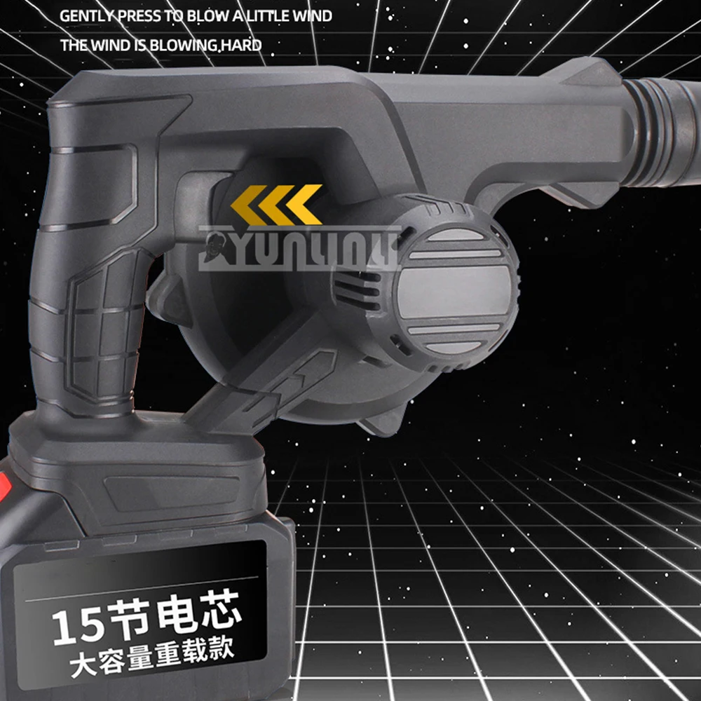 2-in-1 Handheld Cordless Blower and Vacuum Cleaner, Small Dry Leaf Sawdust Air Blower Dust Cleaning Tool