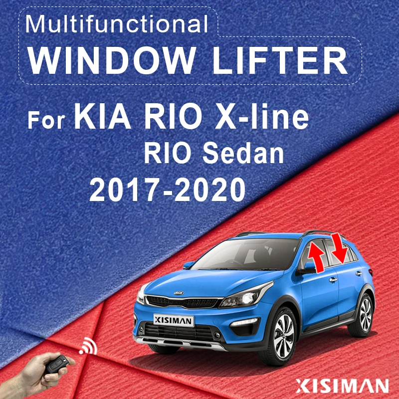 Car Power Window Lifter System For Kia Rio X-line (HATCHBACK) Car Automatically 4 Door Window Closer Close Accessories