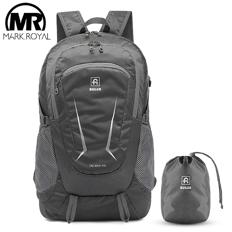 MARKROYAL Waterproof Outdoor Bags Climbing Backpack Unsex Foldable 45L Shopping Cycling Rucksack Travel Backpack Dropshipping