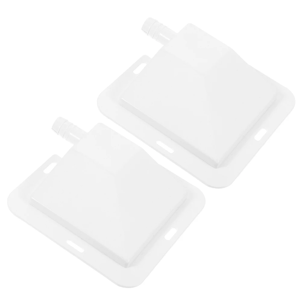 

2 Pcs Large Drip Pan Air Conditioner Water Collector Plastic Drain Tray Condensation