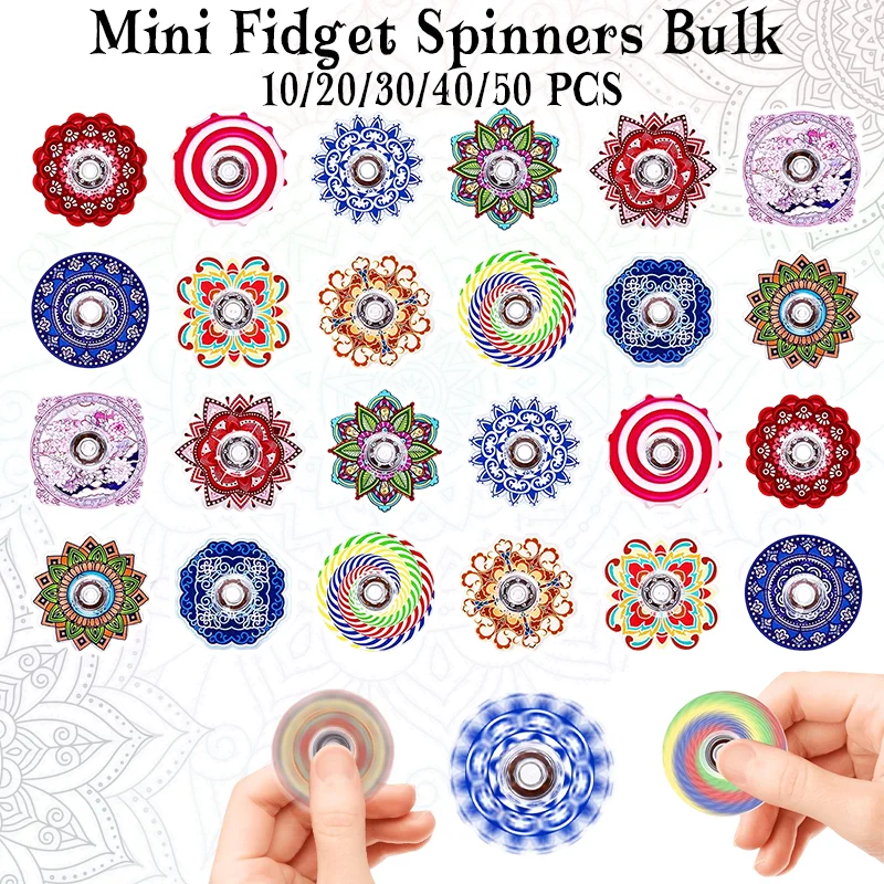 Kids Toys Vintage - 10-50 szt. MINI Fidget Spinners Hurtowo