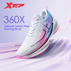 Xtep 360X Running Shoes For Women 2024 Spring Lightweight Sports Shoes Carban Plate Cushioning Breathable  Sneakers 976118110082