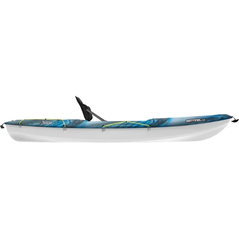 Un Pelican Sentinel 100X - Kayak sentado en la parte superior - Kayak recreativo para una persona - 10 pies