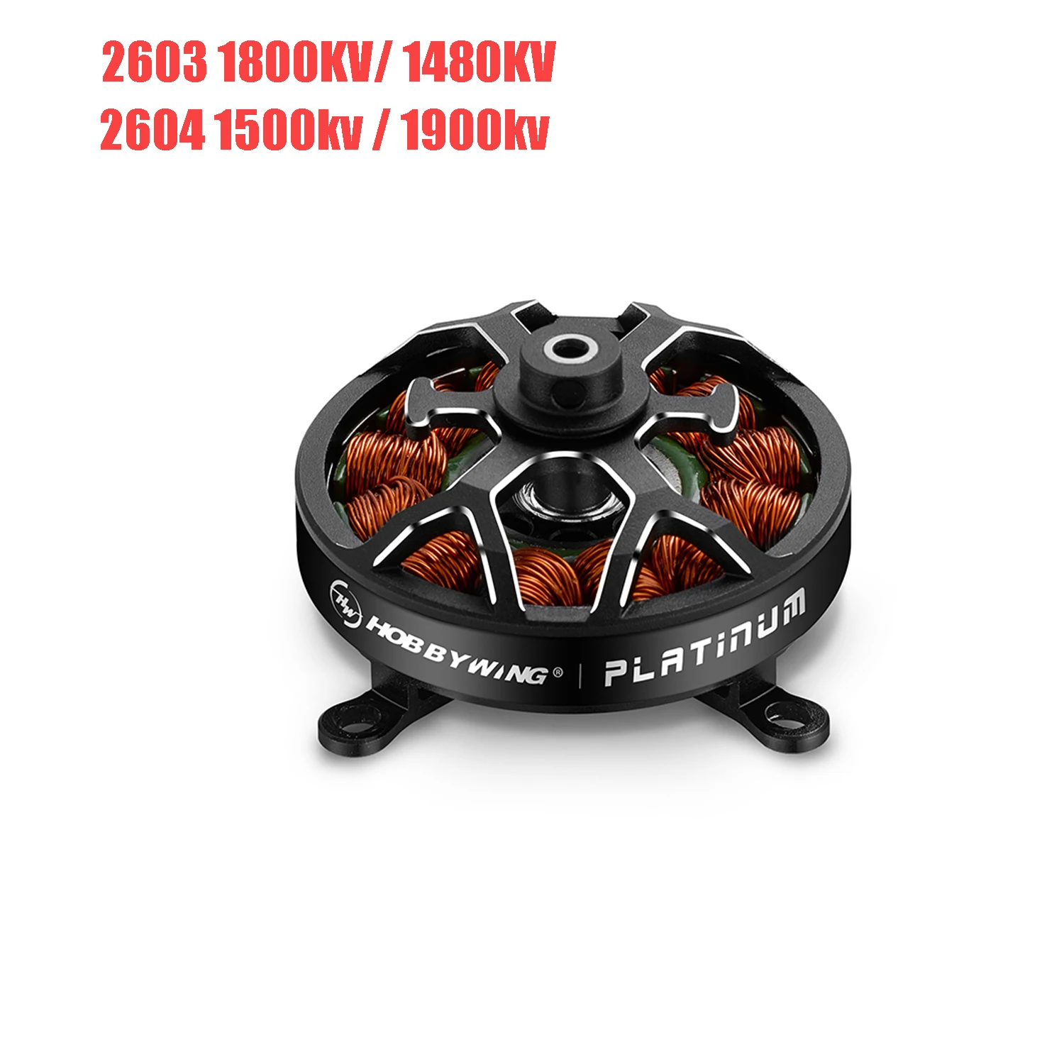 

Двигатель HobbyWing PLATINUM 2603/2604, подходит для машин для соревнований в помещении 80g-300gF3P, используемый с Platinum 18A V5 F3P ESC