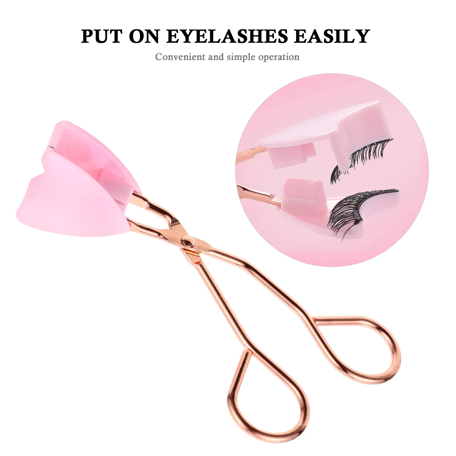 أداة تجعيد الرموش المغناطيسية المصنوعة من الفولاذ المقاوم للصدأ، أداة مكياج احترافية، تجعيد طبيعي يدوم طويلاً للنساء والفتيات #3