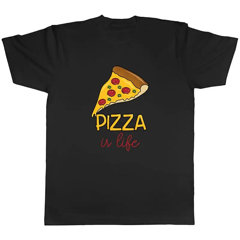 

Мужская футболка унисекс Pizza Is Life