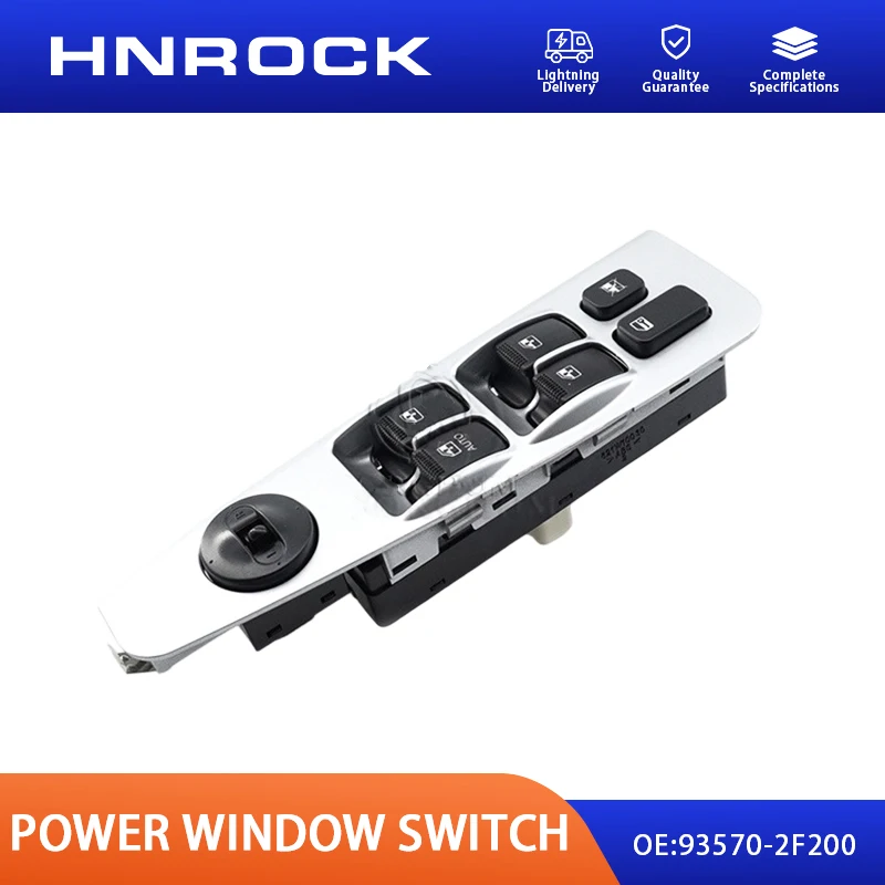 NEW HNROCK 93570-2F200 Glass Window Master Switch Suitable for Hyundai and Kia with Panel Window Control Assembly
