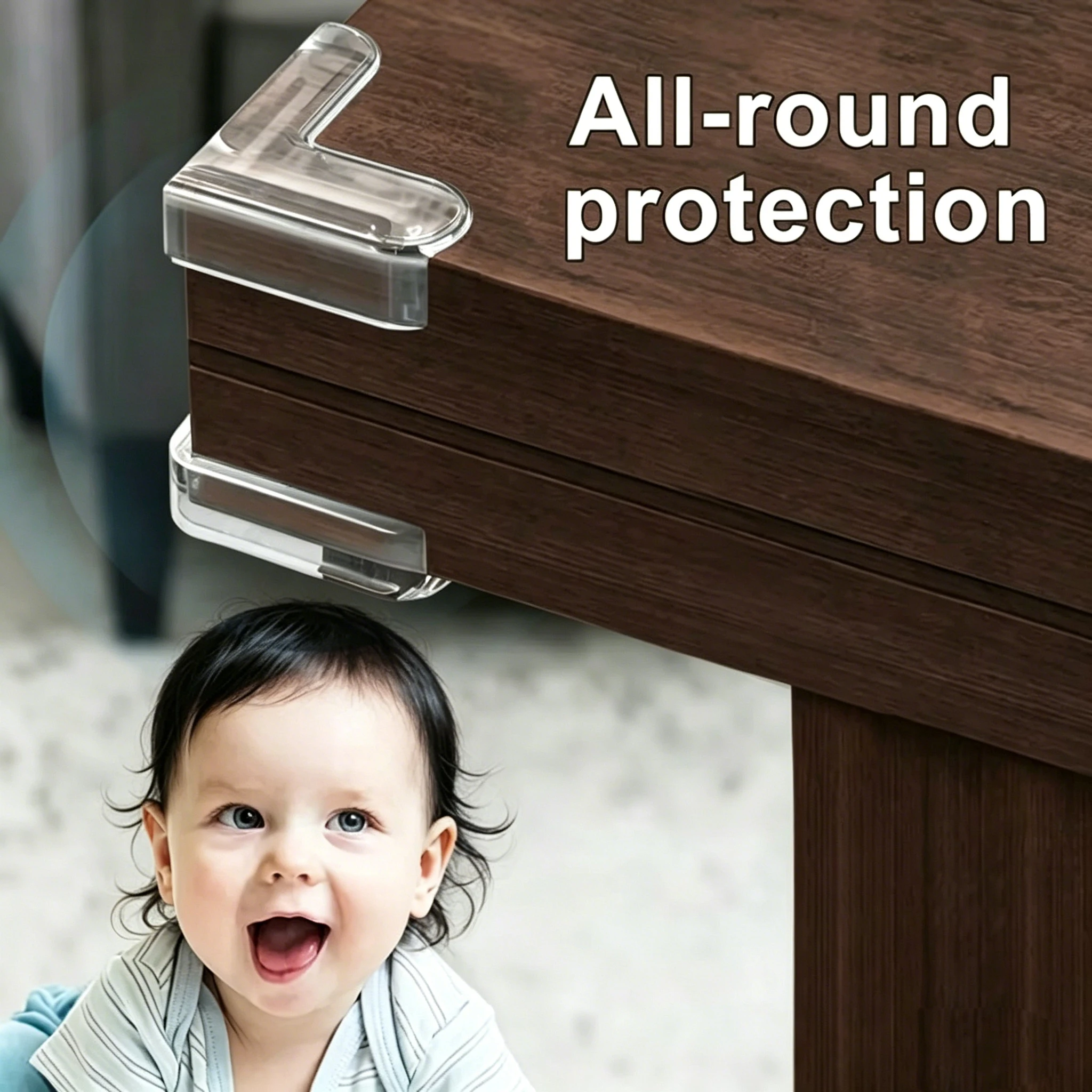 8Pcs Widened Thickened Upgraded Corner Protector Baby Safety Silicone Edges Guards Furniture Table Child Proofing Home Safety