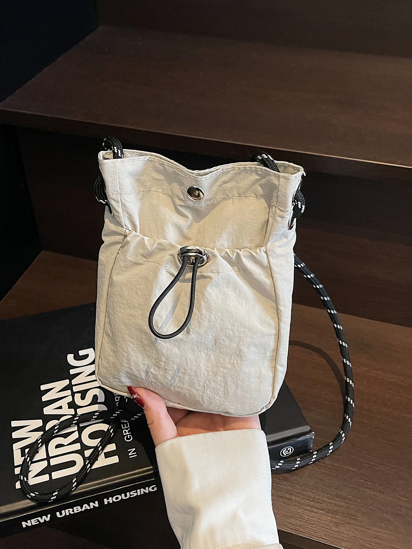 

Casual op Bag ex Crossbody Phone Bag Lightweight Korean Sle Faion New Model Leisure Ox Cloth Pure Color
