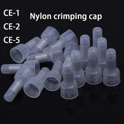 50/100/500/1000 PCS CE1 CE2 CE5 Closed End Crimp Caps Electrical Wire Cable Terminals Connectors