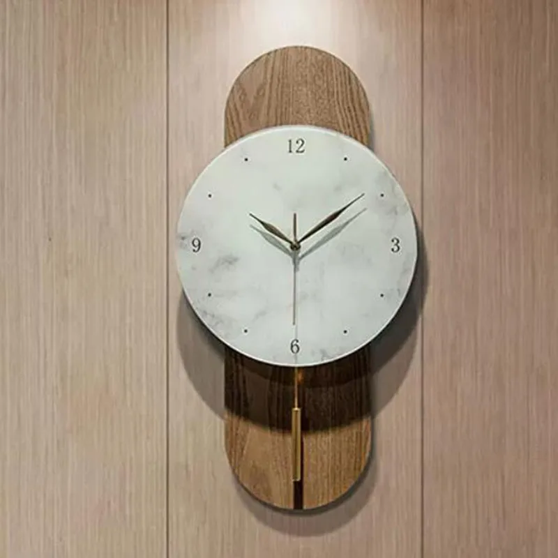 xx-Vintage Aesthetic Wall Clock Creative Pendulum Interior Design Wall Clock Unique Art Medieval Reloj De Pared Decoration Room*