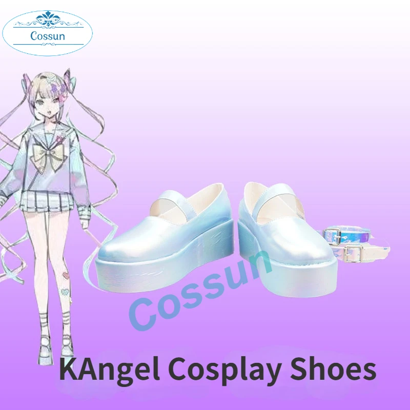 Hololive NEEDY MÄDCHEN DOSIERUNG KAngel Cosplay Schuhe Engel-chan Schöne Schuhe Halloween Cosplay Schuhe