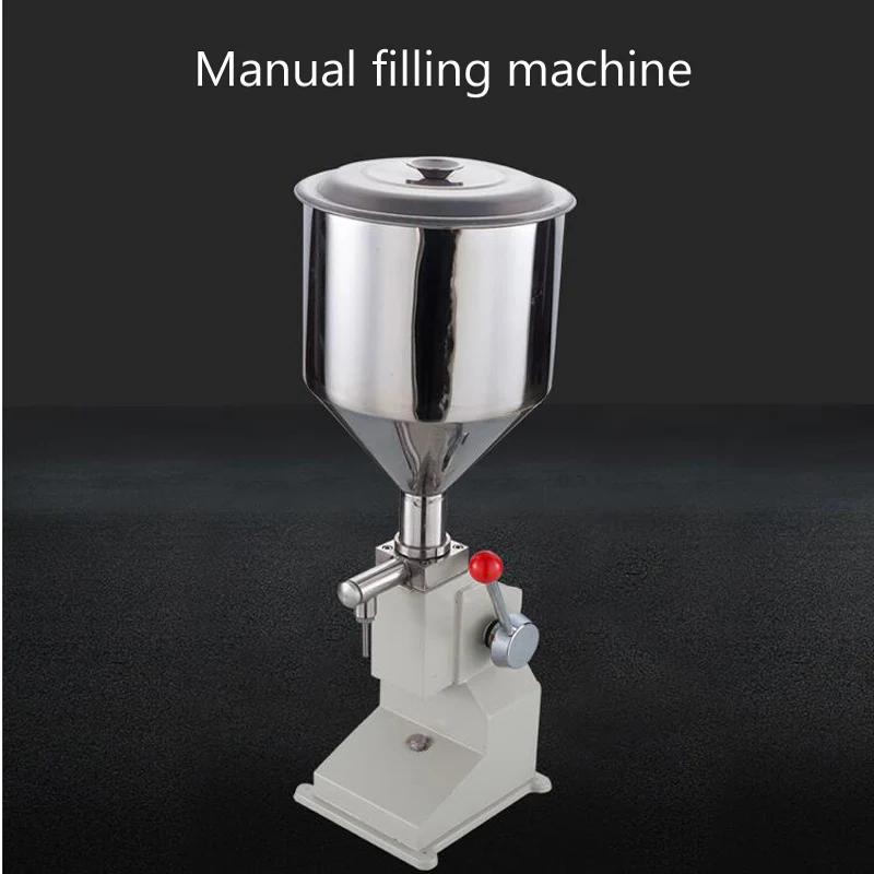 PBOBP Paste Filling Machine Manual Cosmetic Cream Honey Viscous Liquid Bottle Filler Shampoo Lotion Small Packaging