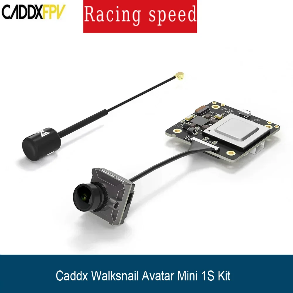 Caddx Walksnail Avatar Mini 1S FPV Kit 1080P/60fps 350mW 22ms 8GB for Tinywhoop Racing Drone