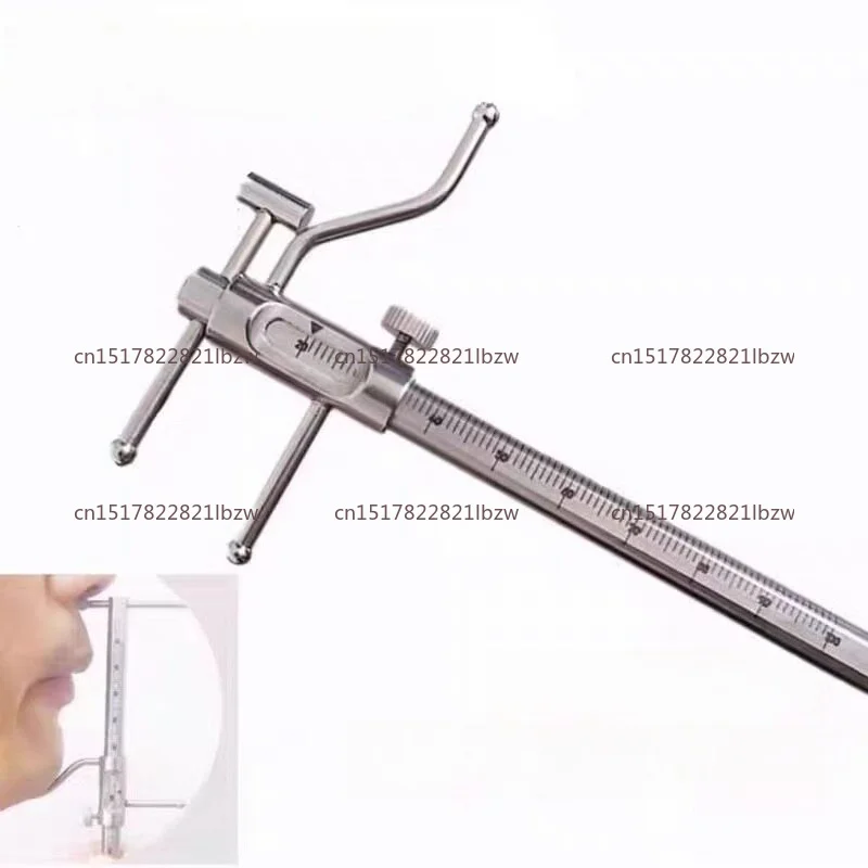 Dental Measuring Ruler Caliper Vertical Distance Measurement Inlay Crown Digital Vernier Bone Ridge Thickness Oral Implant Ruler