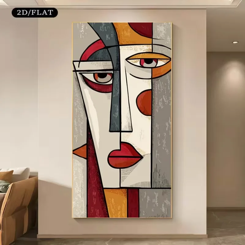 2D Flat, 2D Flat, 2D Flat Printing 2D Plane Single Piece 31.49 X 62.99 Inches / 80 X 160 Cm Unframed Large Size Canvas Print New