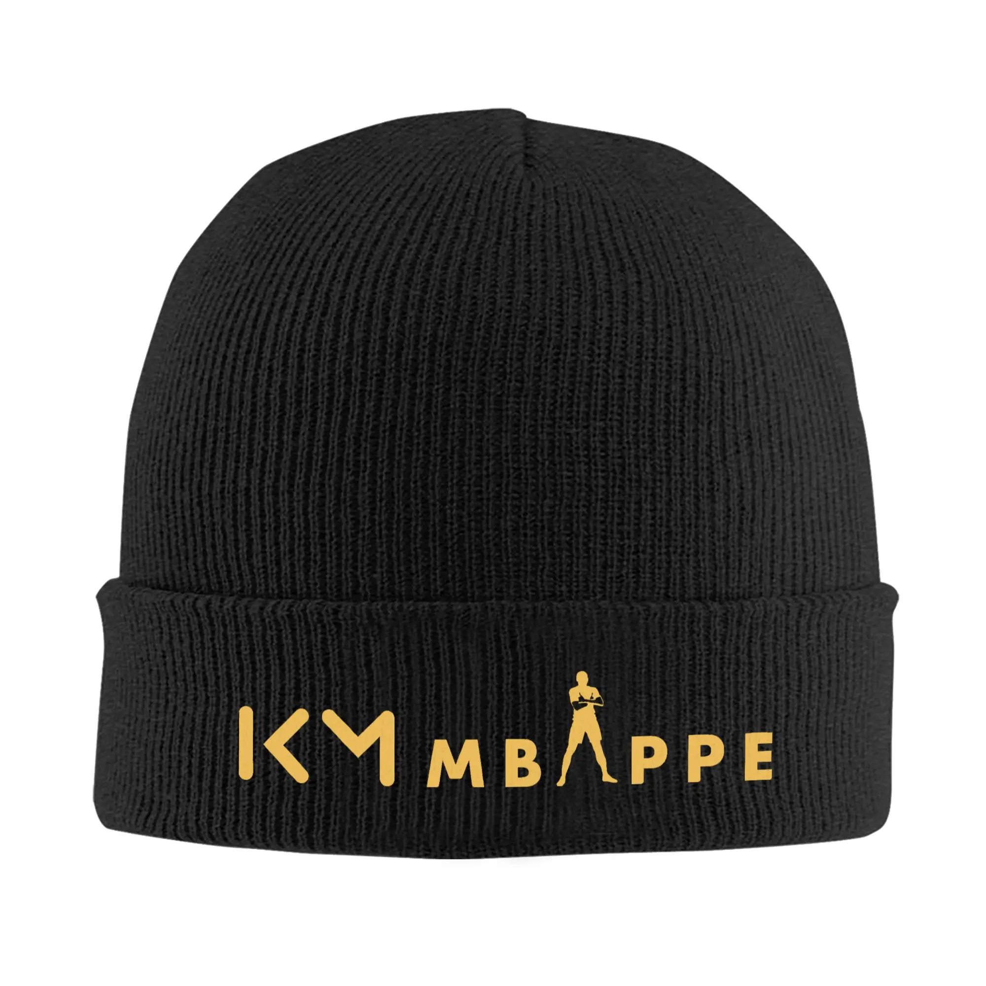 Custom KM Soccer Mbappes Skullies Beanies Caps For Men Women Unisex Street Winter Warm Knit Hat Adult Football Bonnet Hats