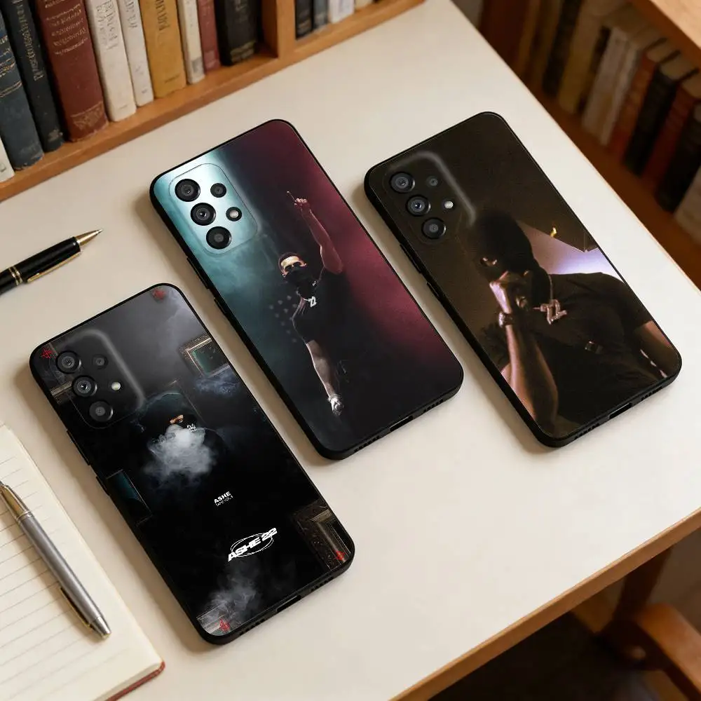 

A-Ashe 22 For Samsung Galaxy A13,A21s,A22,A31,A32,A52,A53,A71,A80,A91 Soft Black Cover