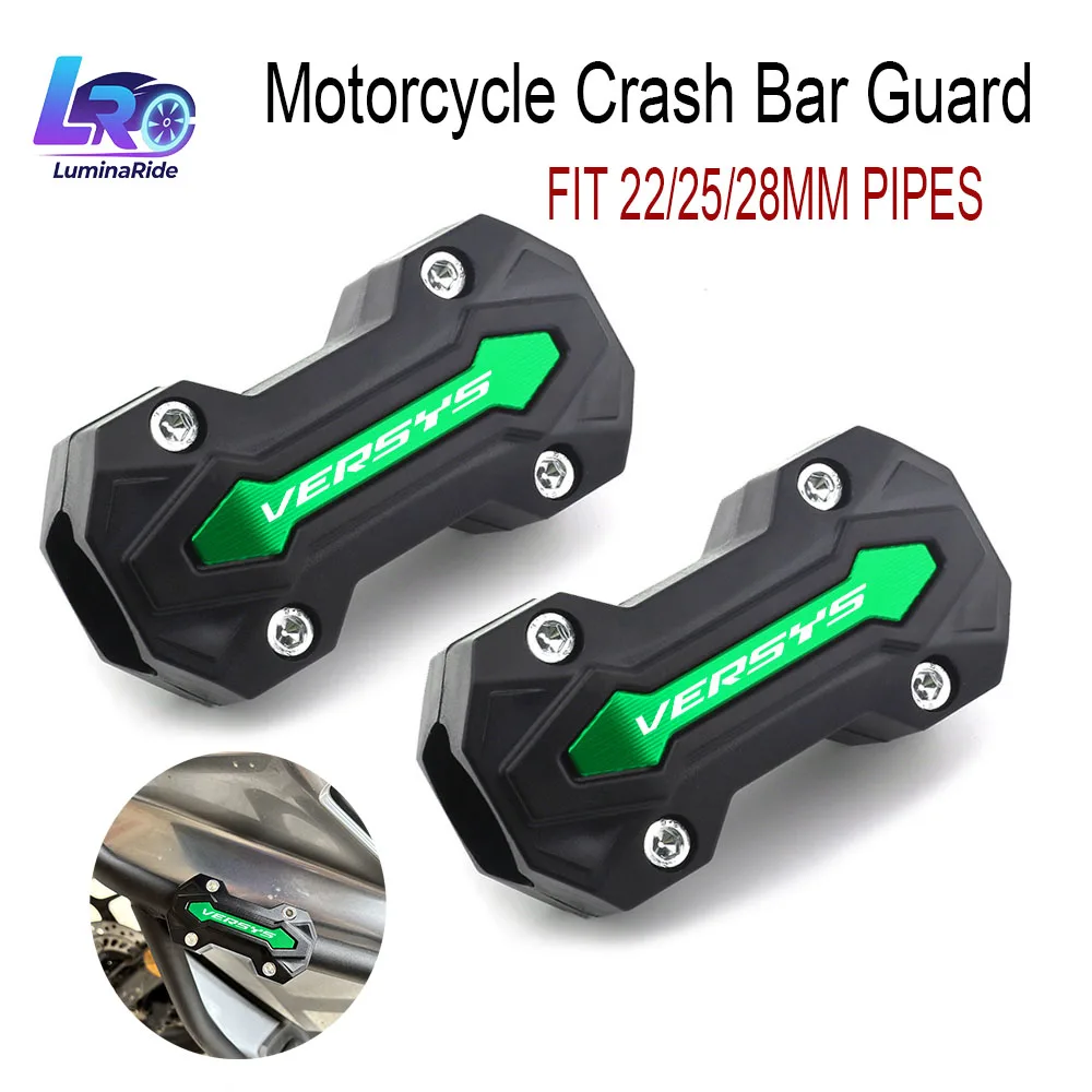 For Kawasaki Versys 650 1000 X300 300 X Moto Accessories CNC Aluminium Engine Protection Guard Bumper Decorative Block