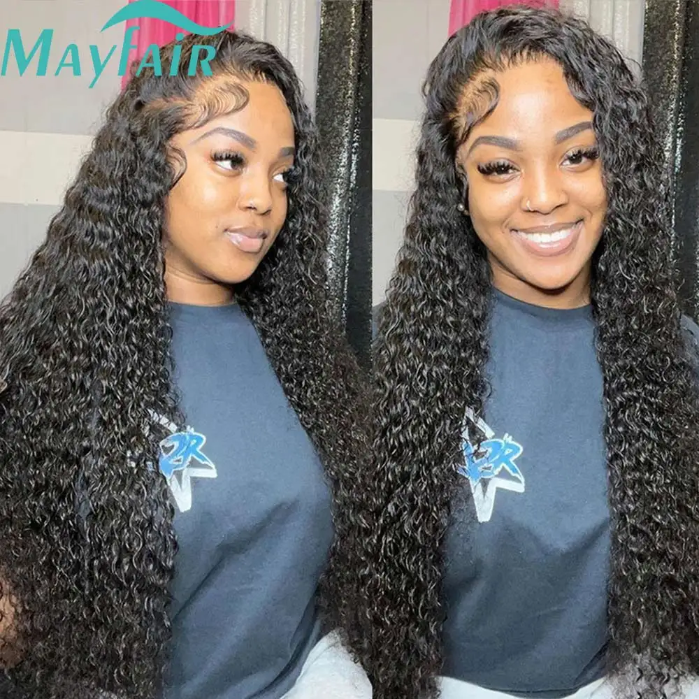 Mayfair 12A Brazilian Kinky Curly Hair Bundles With 4x4 Lace Closure 100% Remy Human Hair Bundles With Closure Curly Weaves Hair