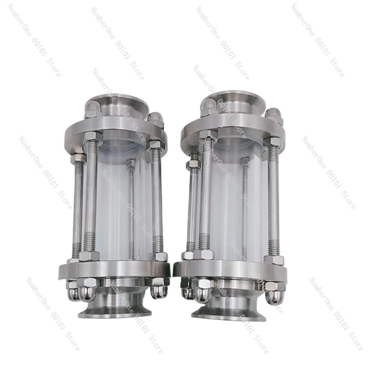 Stainless steel quick-loading sight glass pipe customized