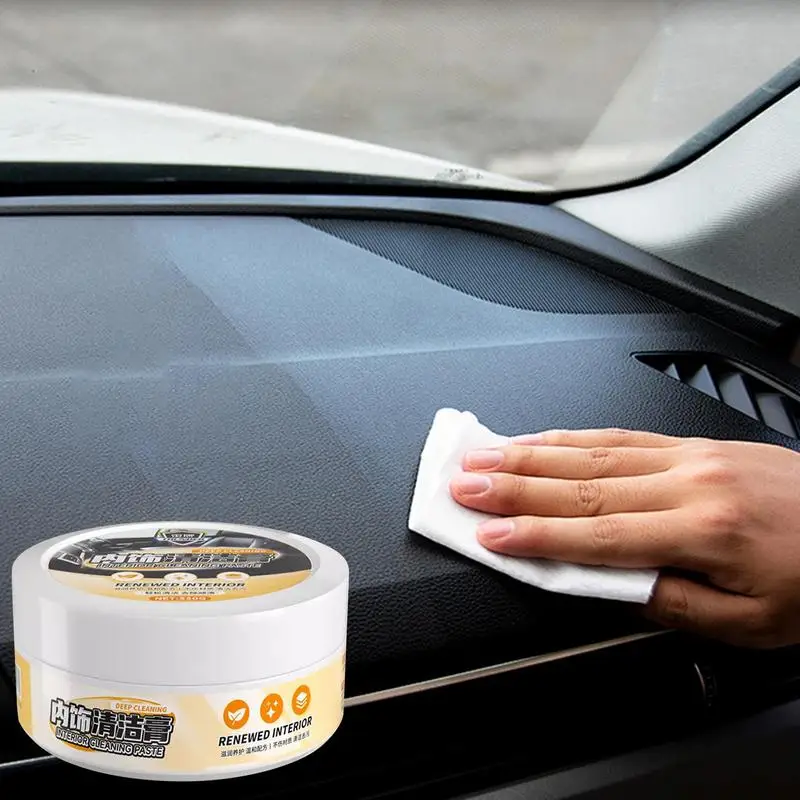 

Car Interior Leather Polishing Stain Removal Cream 330g Car Leather Seat Maintenance Care Paste Auto Leather Refurbishing Cream