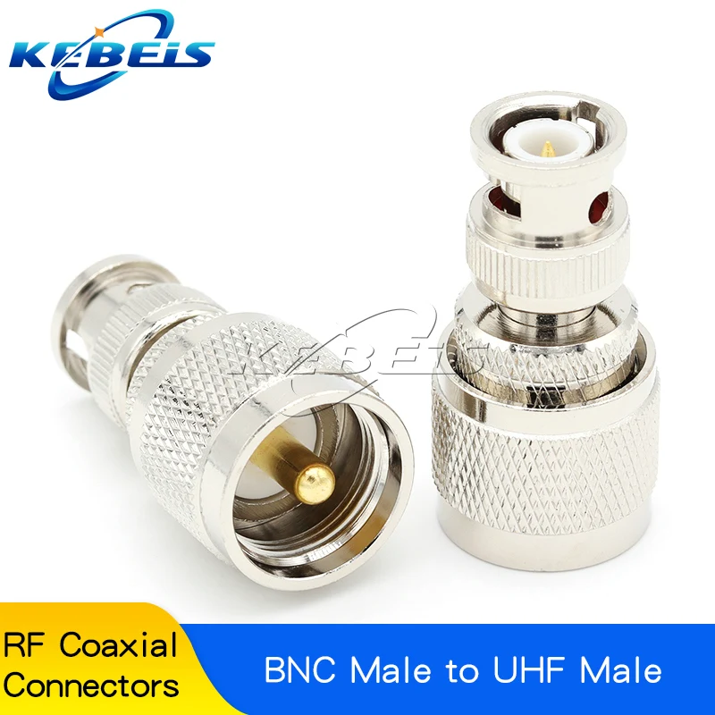 1Pcs BNC to UHF Adapter SO239 PL259 M UHF Male Female To BNC Male Female Connector Q9 BNC To UHF/M RF Coaxial Converter