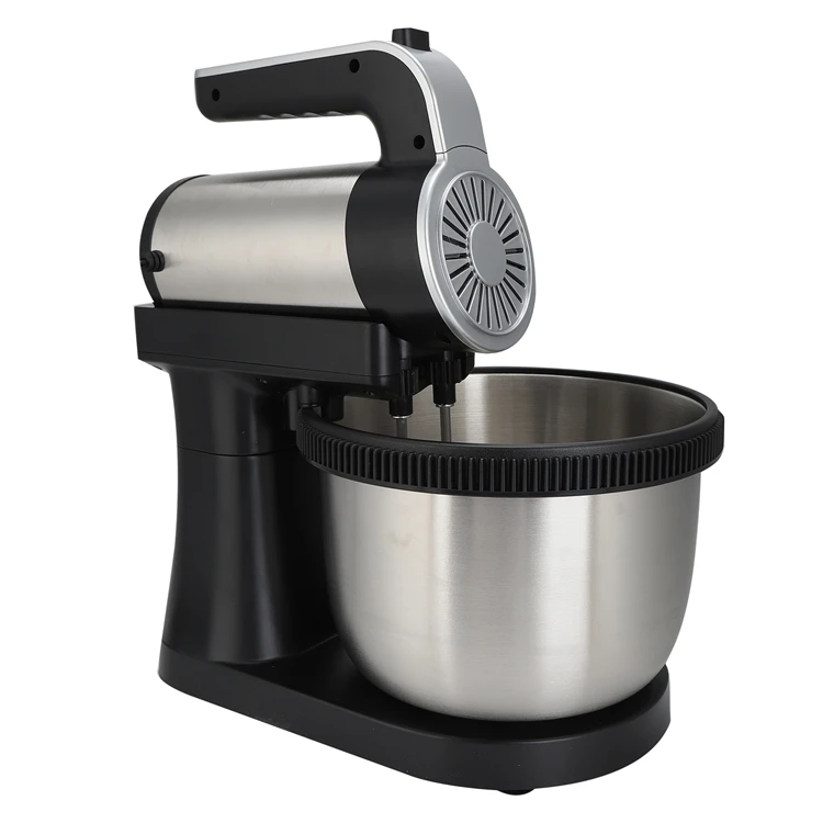 1000W Electric Eg Whisk 5 Speed 2 in 1 Hand Mixer Detachable Stainless Steel Mixing Bowl Stand Mixer