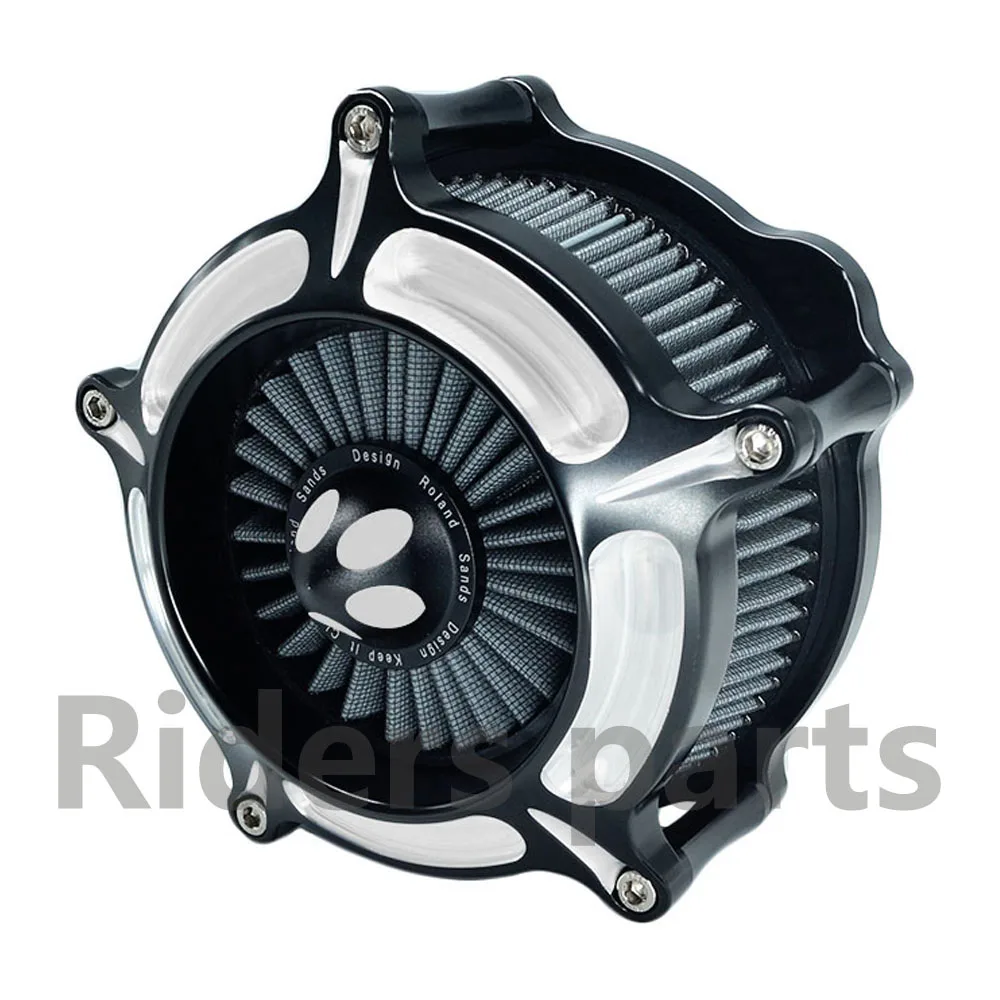 RSD Motorcycle  Turbine Air Filter Clarity Intake Cleaner for Cafe Racer Harley Sportster Dyna Softail Touring Electra Glide