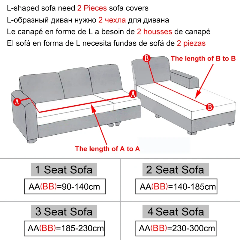 Sofabezüge aus Stretch-Samt für 1/2/3/4 Couchbezüge, Sofabezüge, Möbelschutz, weich, mit rutschfester, elastischer Boden – Detail 4