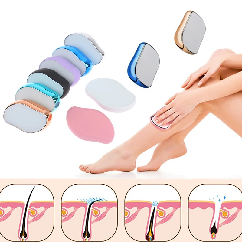 New Physical Nano Hair Remover Removal Epilators Crystal Hair Eraser Safe Easy Cleaning Reusable Body Beauty Depilation Tool