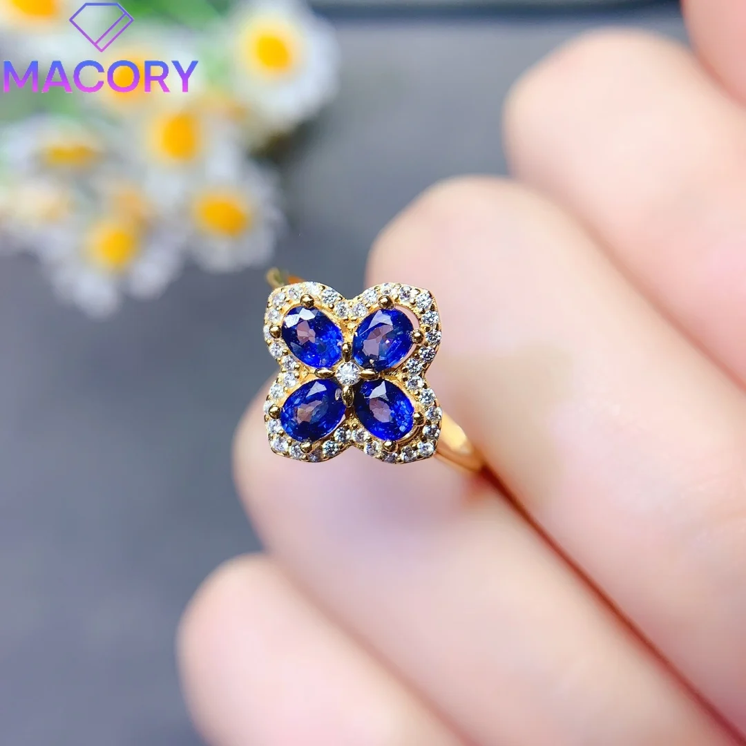 قابل للتعديل الياقوت الطبيعي الفضة 925 خاتم الإناث شحن مجاني العلامة التجارية الفاخرة نسخة خاتم الزواج مجوهرات عيد الحب. #6