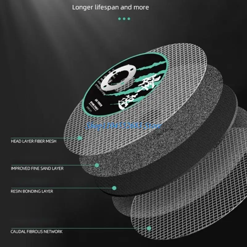 

Y6GD 107mm Grinding Grinding Discs Grinder Wheel Center Metal Aggressive Grinding for Angles Grinders Accessories