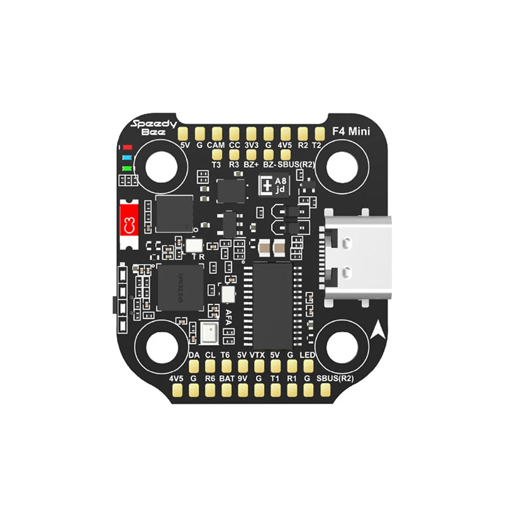 SpeedyBee F405 kontroler penerbangan Mini Stack, FC BLS 35A V2 3-6s 20x20 4-in-1 ESC