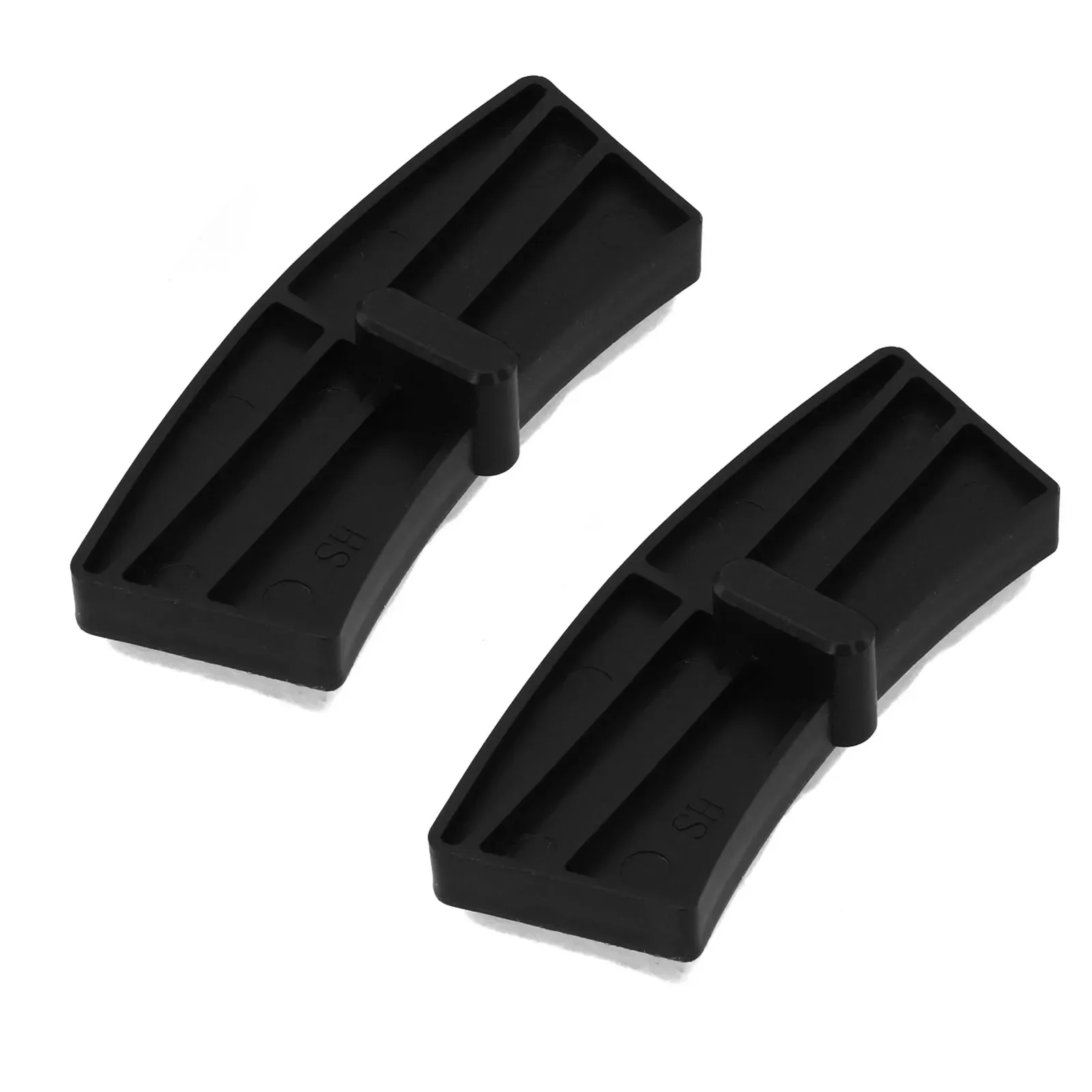 2pcs Exercise Bike Brake Pads Side Friction Resistance Clip-on Stationary Bike Resistance Pads Gym Equipment Accessories