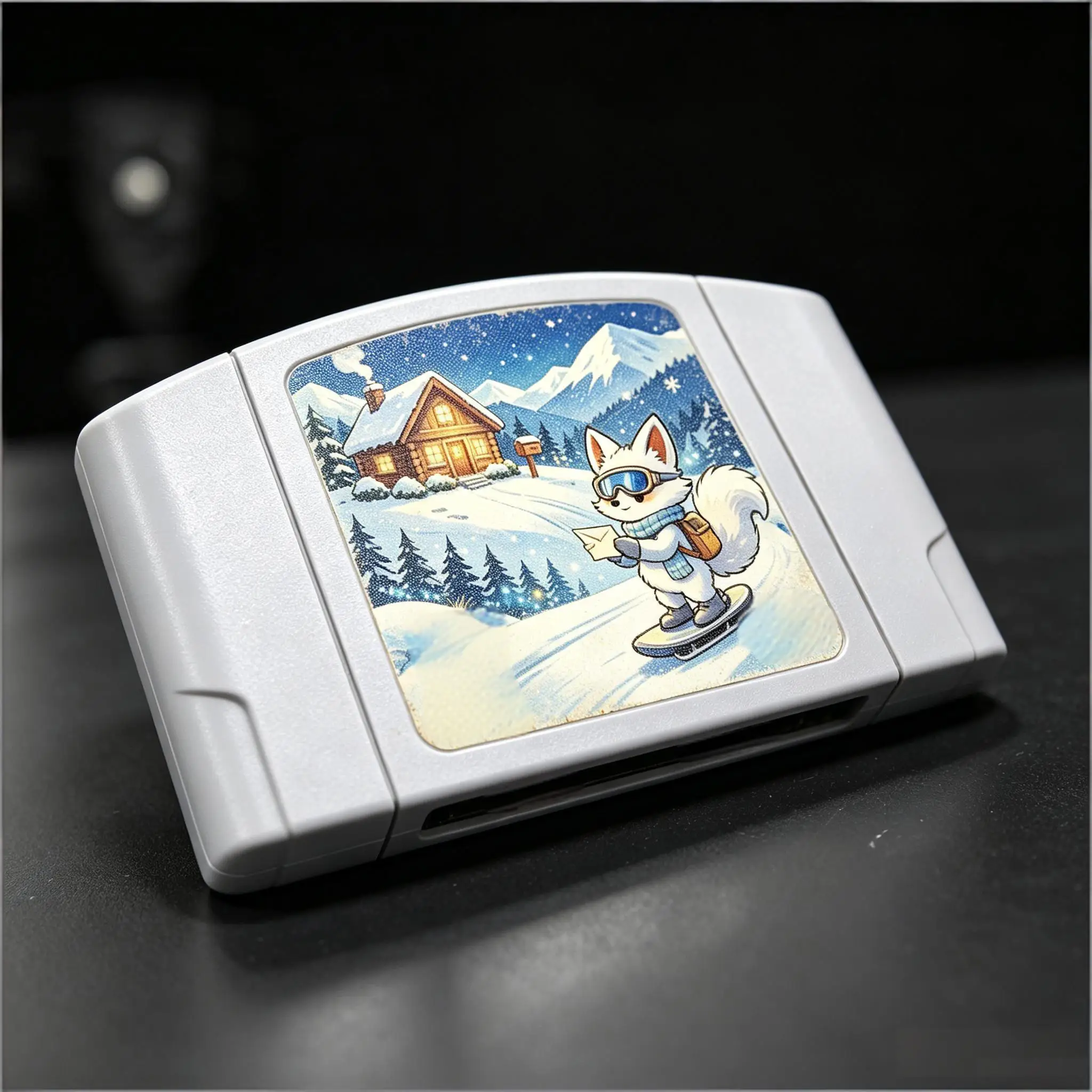 Cartouche de jeu Card Group 07 Snowboard Kids 1 2 pour N64, coque grise durable, 64 bits, compatible Nintendo 64, personnalisable.