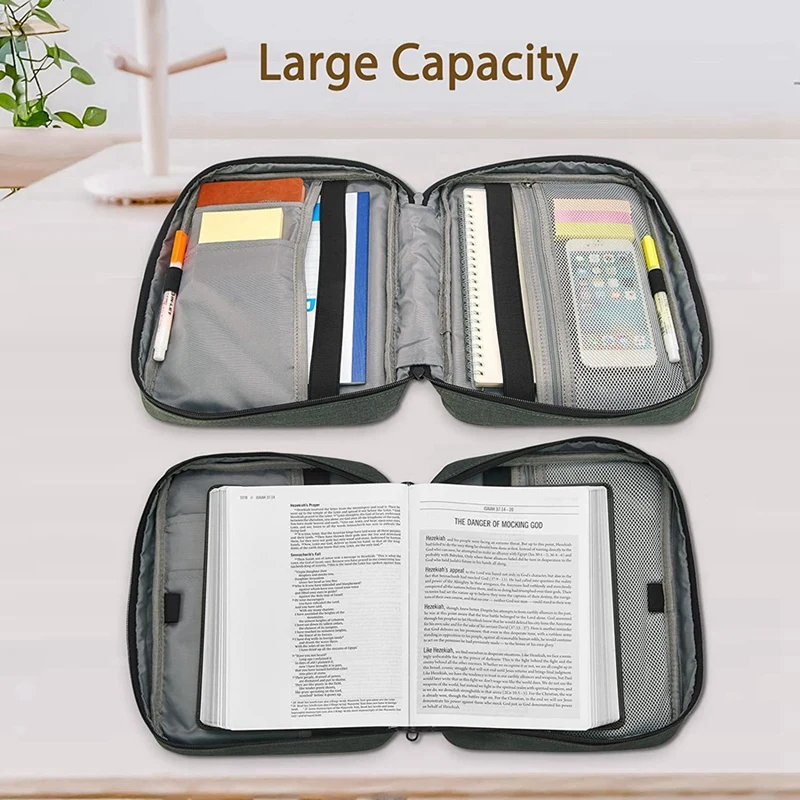 Bible Bag Book Organizer Accessories Component Parts Tablet Electronics Organizer Waterproof Book Tote