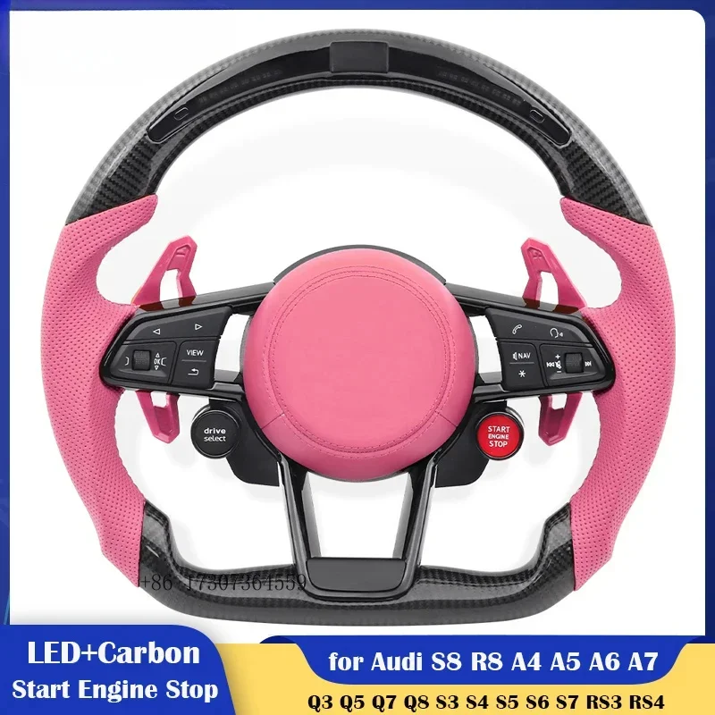 

Комплект для модернизации рулевого колеса из карбона для Audi A3 A4 A5 A6 A7 A8 S3 S4 S5 S6 S7 S8 Q3 Q5 Q7 Q8 SQ7 SQ8 RSQ