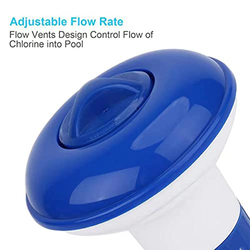 Floating Swimming Pool Chemical Floater Chlorine Bromine Tablets Floating Dispenser Applicator Swimming Spa Hot Tub Supplies