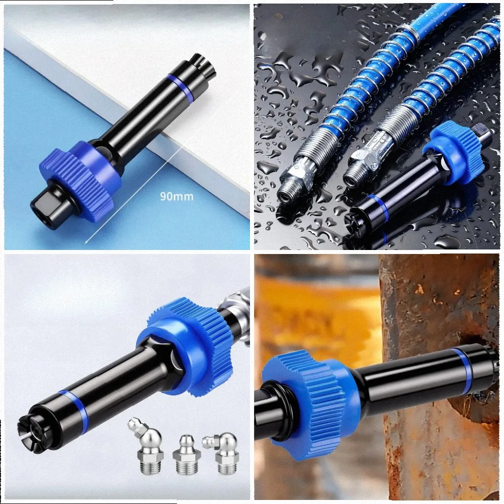 High Pressure Lubricant Nozzle For Quick Connect Coupler Oil Injection Fitting With Twist Release For Automotive Industrial