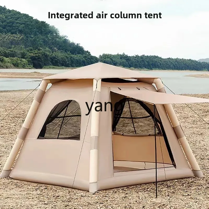 LH Inflatable Tent Outdoor Thickened Rainproof Folding Picnic Portable Camping Equipment